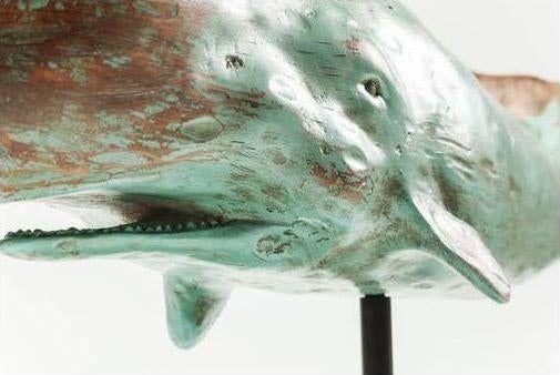 Figurină decorativa Kare Design Whale Base, verde/maro. (NOUĂ)