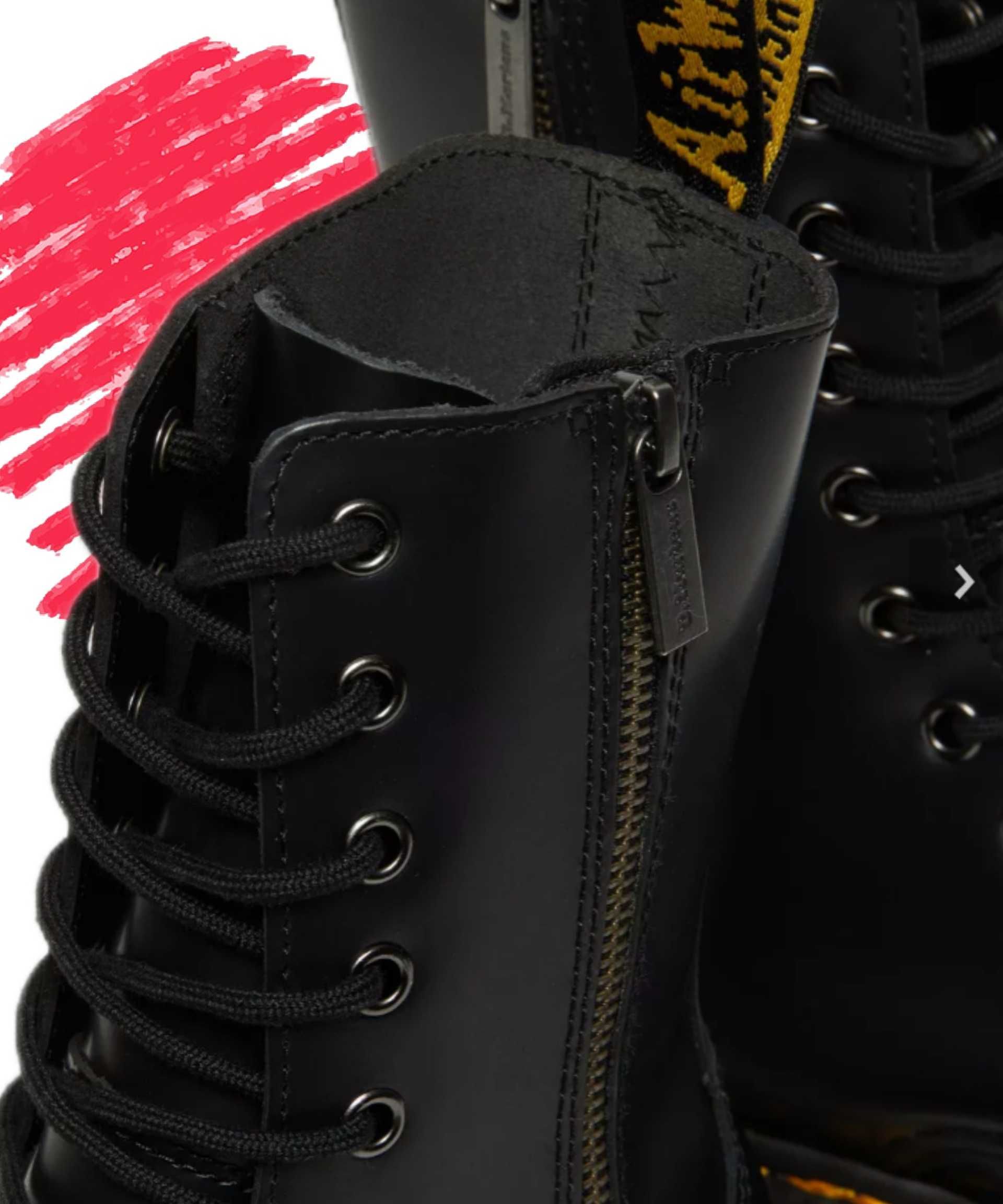 Ботуши DR MARTENS Black JADON Hi,  размер 39