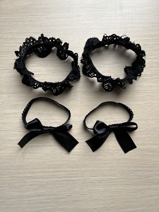 Set Dantelă detașabilă pentru șosete - goth rock