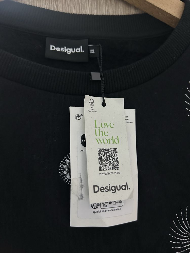Черна блуза desigual