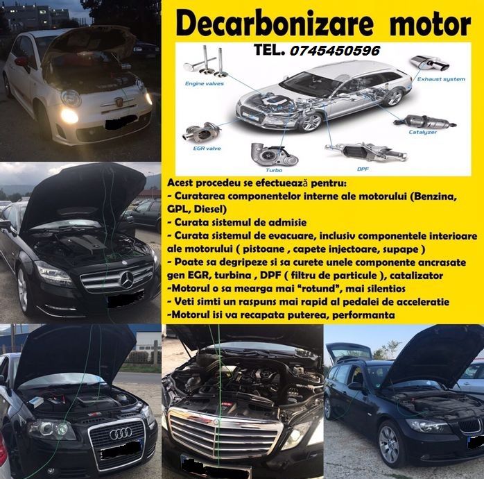 Decarbonizare motor cu hidrogen Zalau