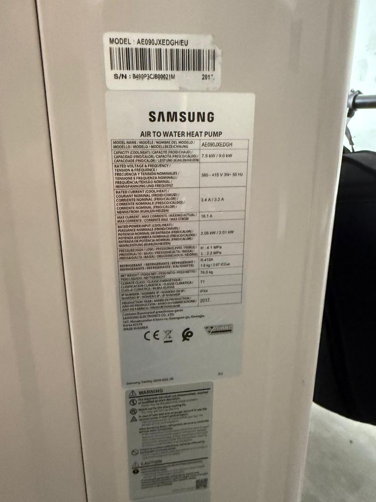 Термопомпа SAMSUNG
