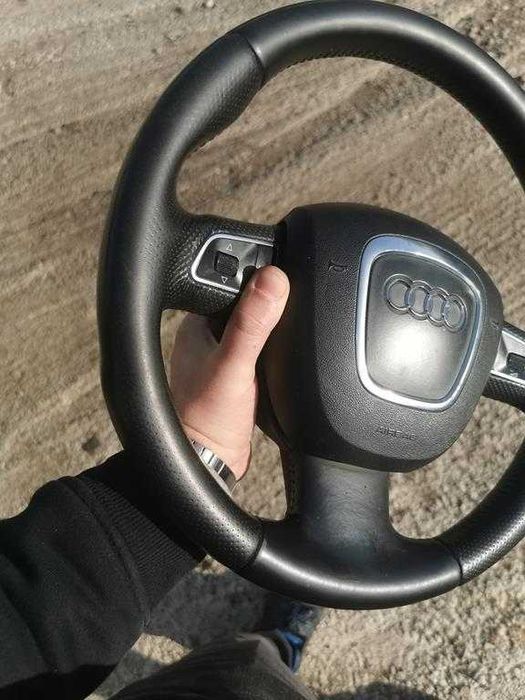 volan piele 3 spite audi a4 b8 a6 c6 a4 b7