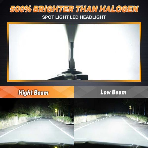 D2S/D2R LED крушки за xenon +390%, комплект