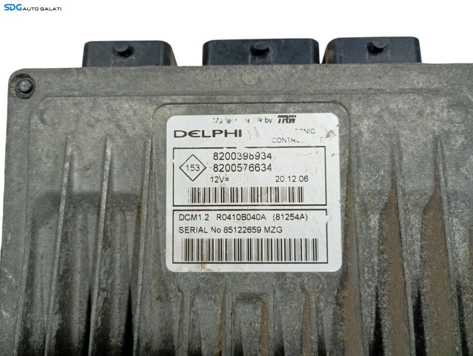 ECU Calculator Motor Delphi Renault Clio 3 1.5 dCi 2005 - 2014 Cod 8200398934 8200576634 [LC0676] [LC0678]