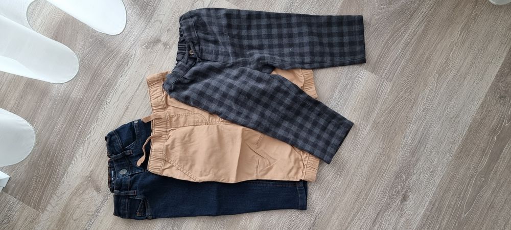 Lot 3 pantaloni Next si H&M marimea 80