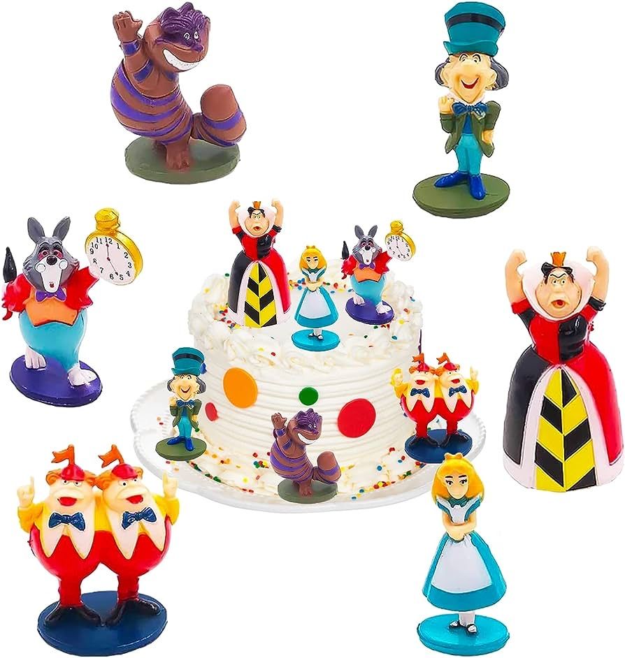 Set cu 6 Figurine Alice In Tara Minunilor NOU