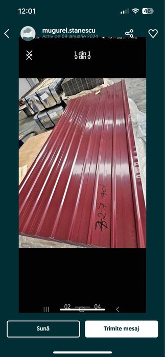 Tabla colorata 1.90m pe 0,90m