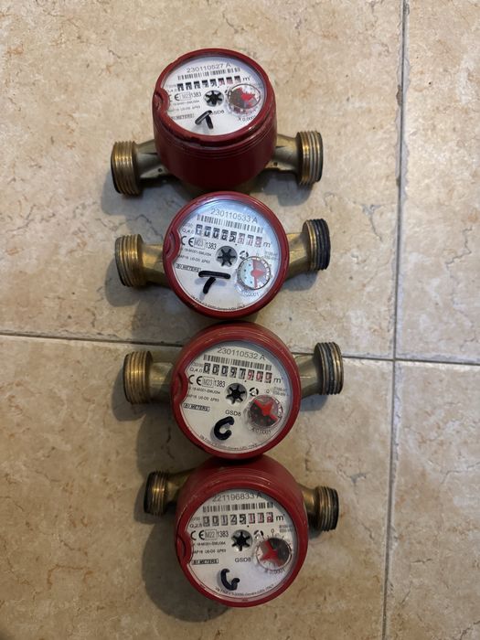 Водомери топла студена вода B-meters