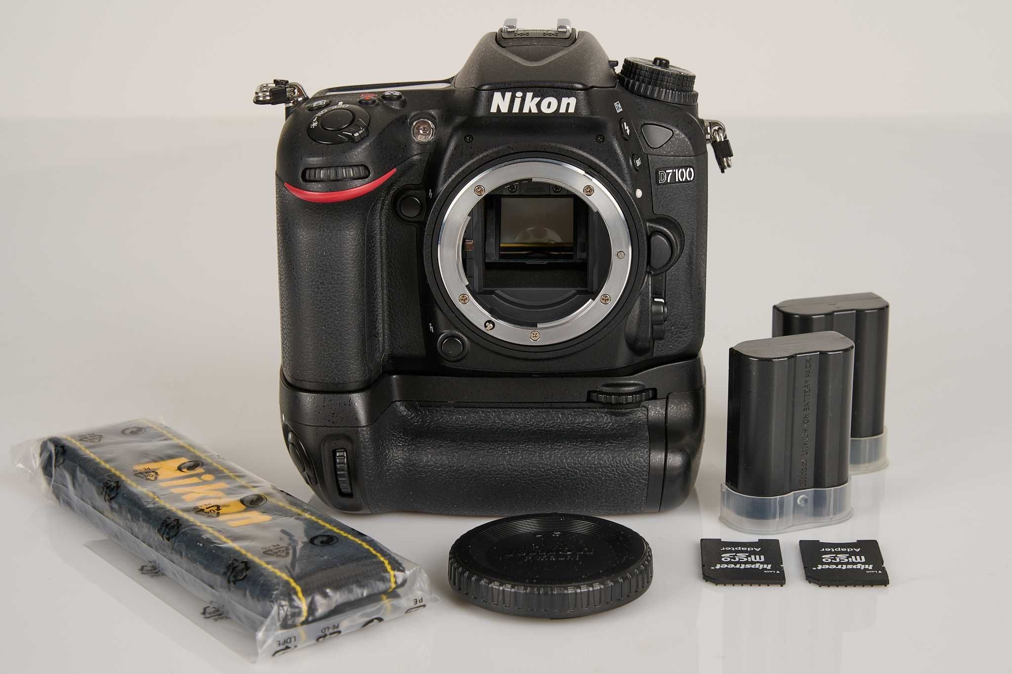 Nikon D7100 с вертикален грип (като нов)