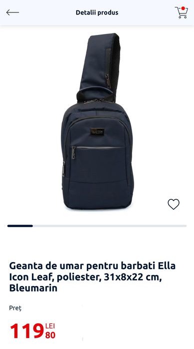 Geantă umăr Icon Leaf original unisex nouă cadou ideal persoana iubita