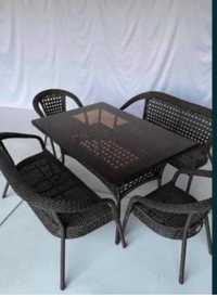 Плетенная мебель Алматы стол стулья комплект ратонговая мебель