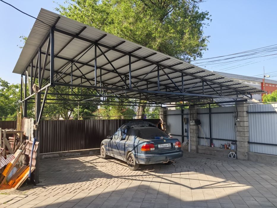 Ворота, навесы, заборы, ламинат, плинтус, сантехника, электрика