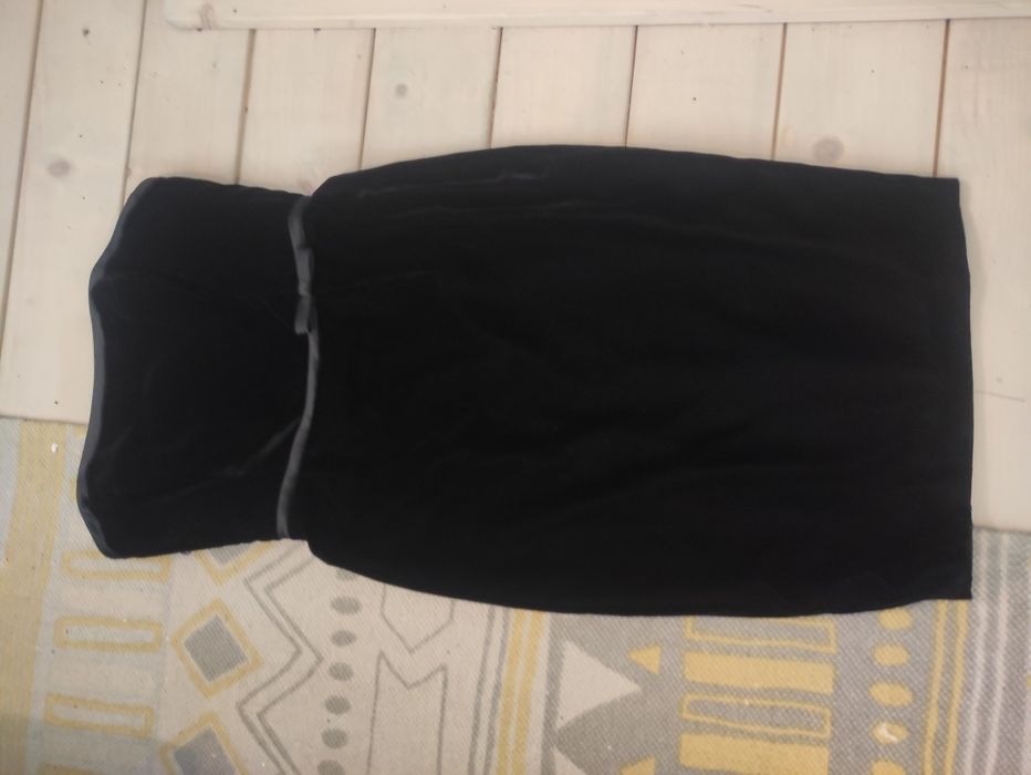 Rochie de seara catifea neagra