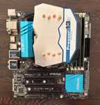 Дъно Дънна платка ASRock H97M, процесор i7 4770, 16gb RAM, охладител