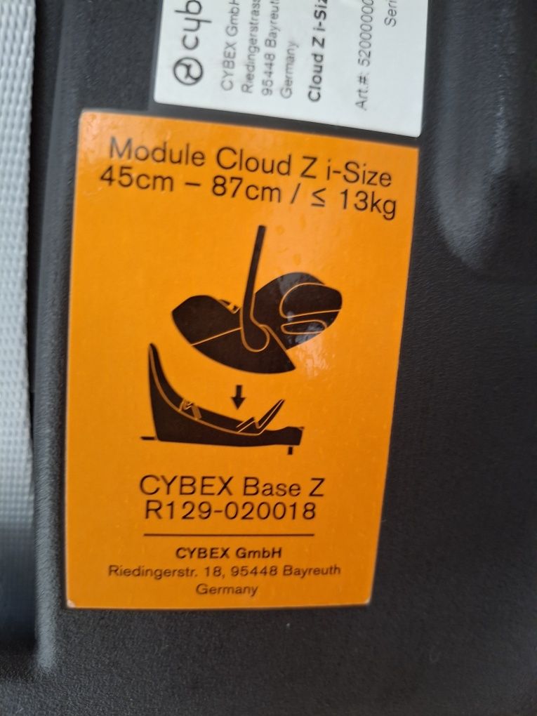 Столче за кола Cybex Cloud Z i-Size Deep Black