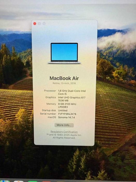 Macbook Air 2018 i5