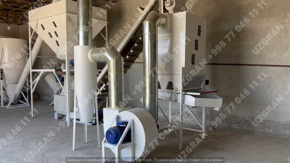 Yem ishlab chiqarish uskunalari broyler korm Комбикорм завод