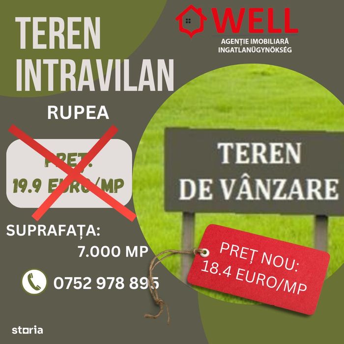 De vânzare teren intravilan  în Rupea