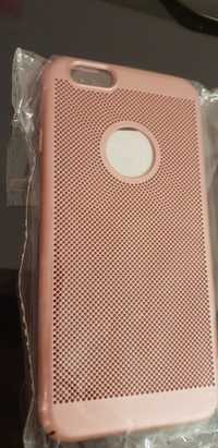 Husa spate EuroCELL Air cu perforatii pentru iPhone 6/6S, roz