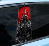 Vinyl Samurai Warrior Car Decal, 1PC, UV-ужасен B-Pillar стикер