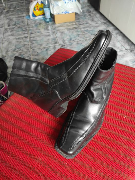 Cizme din piele naturală 100%, cu fermoar și îmblănite