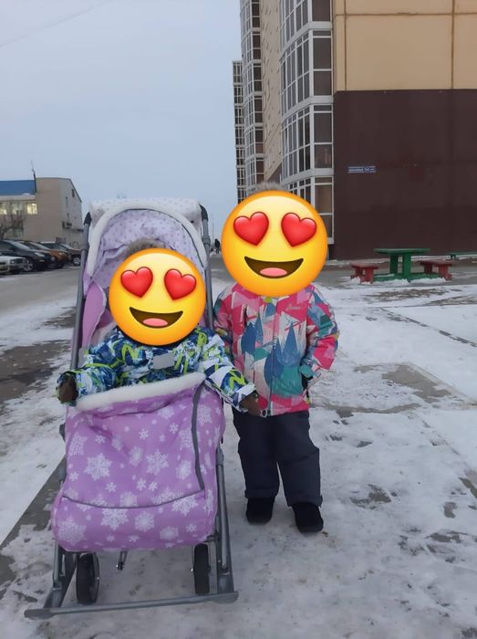 Зимние сани-коляска!