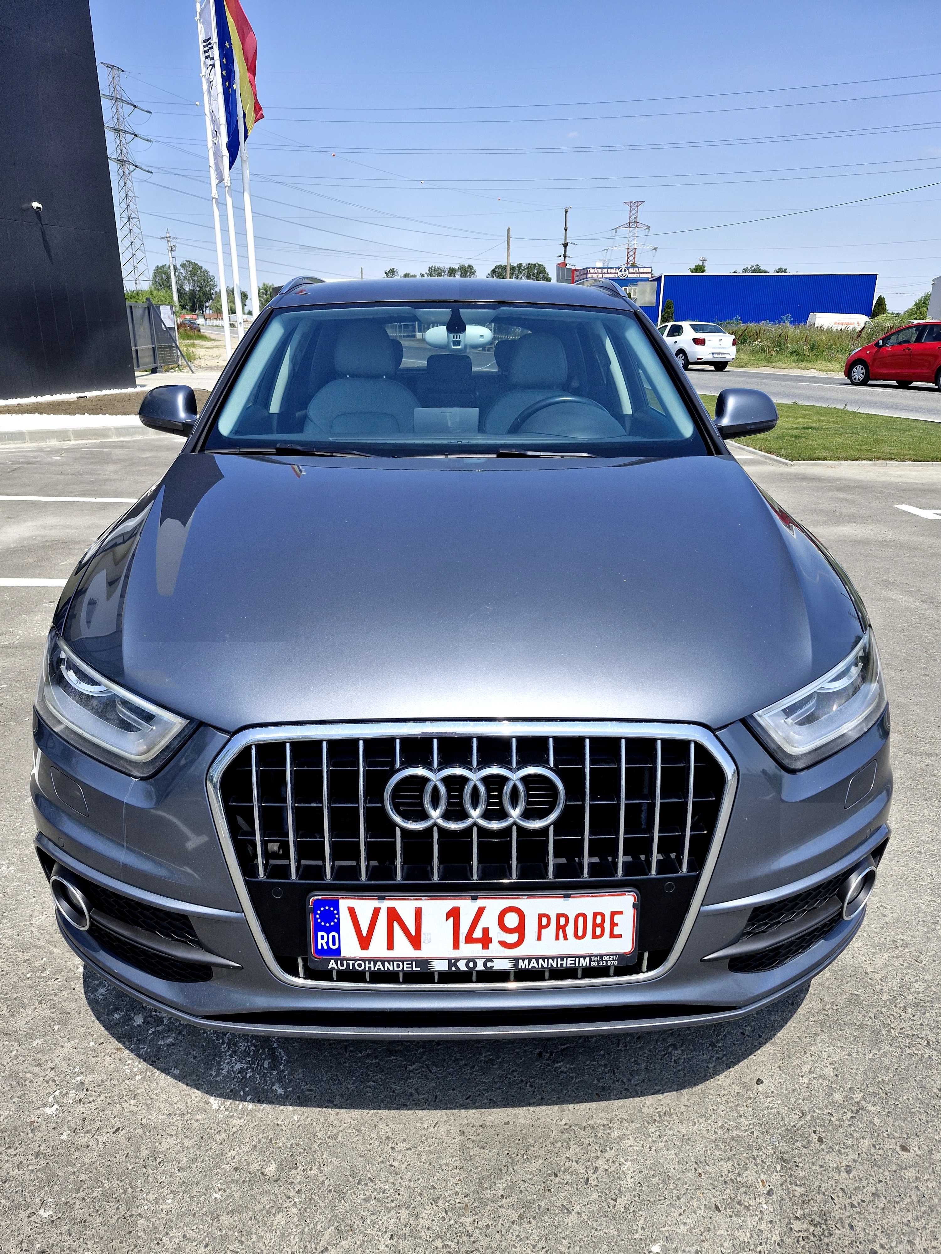 Audi Q3 S-line,Quattro,2.0,tdi 177cp,S tronic,an 2012 Euro 5