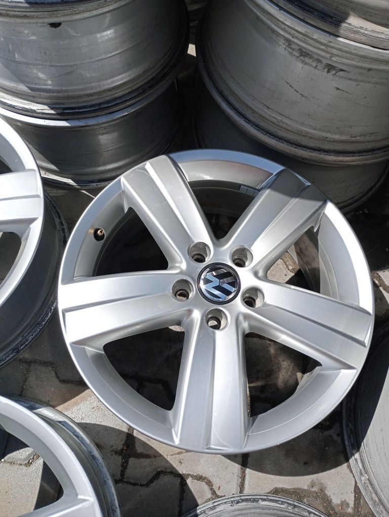 4 jante5x112 R17 originale w passat golf 5 6 7 plus Turan Sharan Caddy
