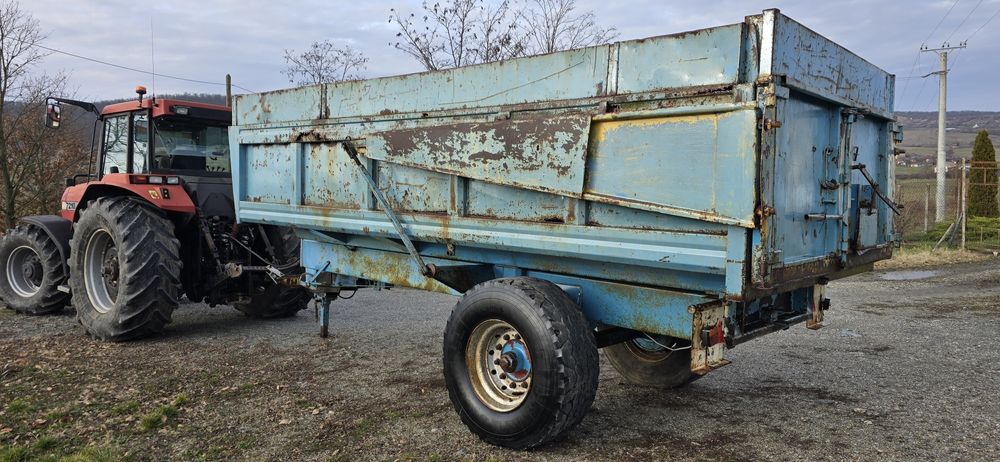 Remorca basculabila tandem tractor 10 tone incarcare Ducesne