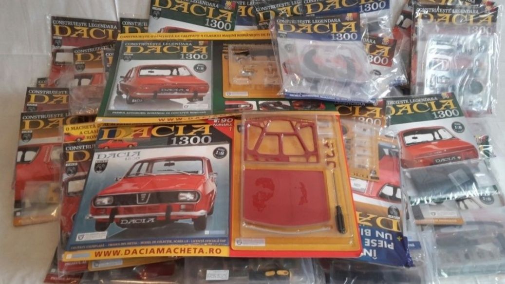 Revistele sigilate Machetă Dacia 1300 Scara 1 : 8 ,Nr 1-140