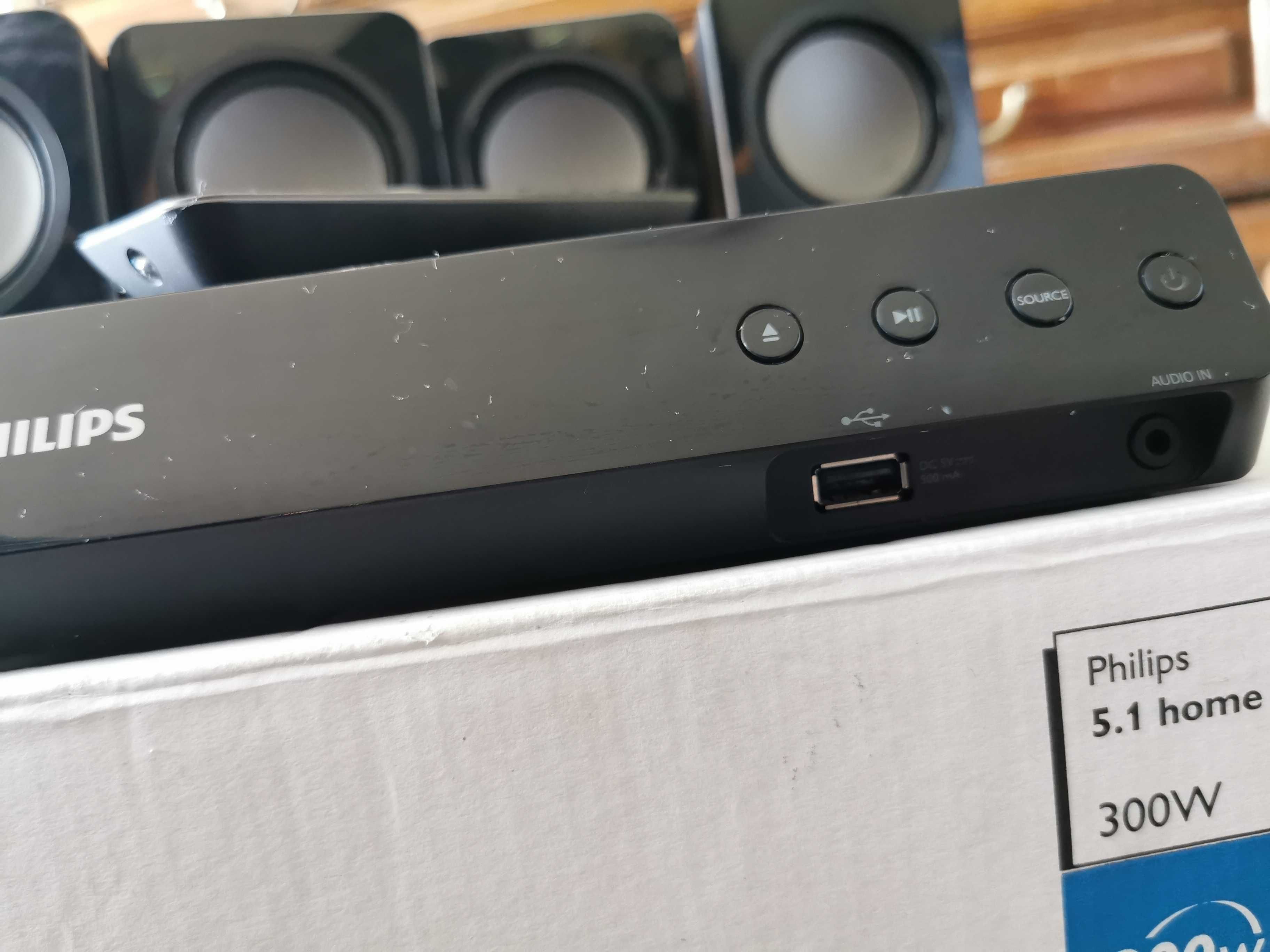 Продавам Dvd  Philips 5.1 домашнo кино 300 w