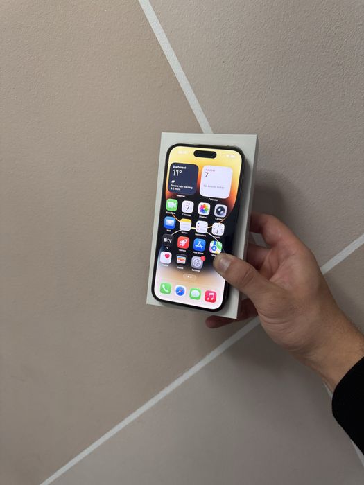 IPhone 14 Pro 90% bat  256GB Gold full box, Neverlocked, impecabil