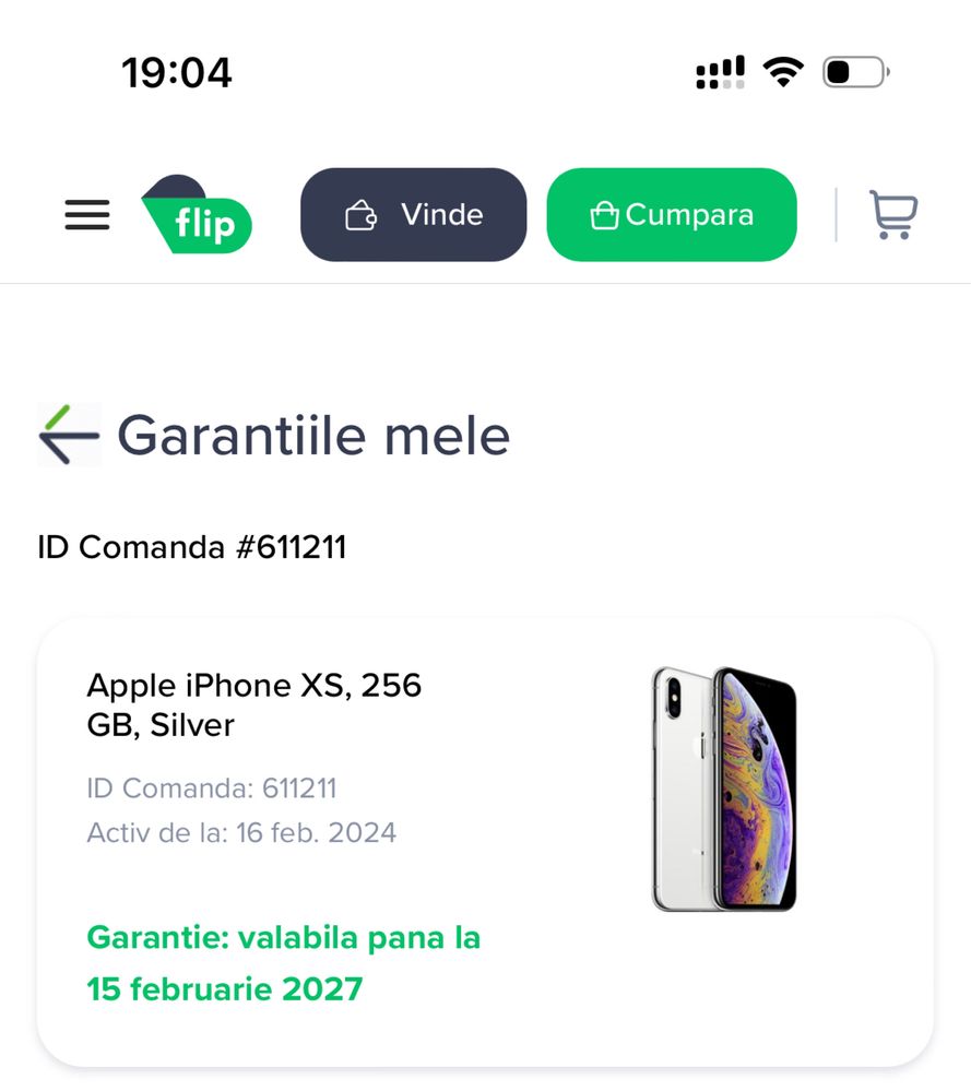 iPhone XS 256gb Factura Garantie 3 ani (02/2027) Ca Nou Baterie Noua