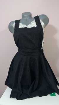 Черен сукман/рокля shein с кръстосан гръб