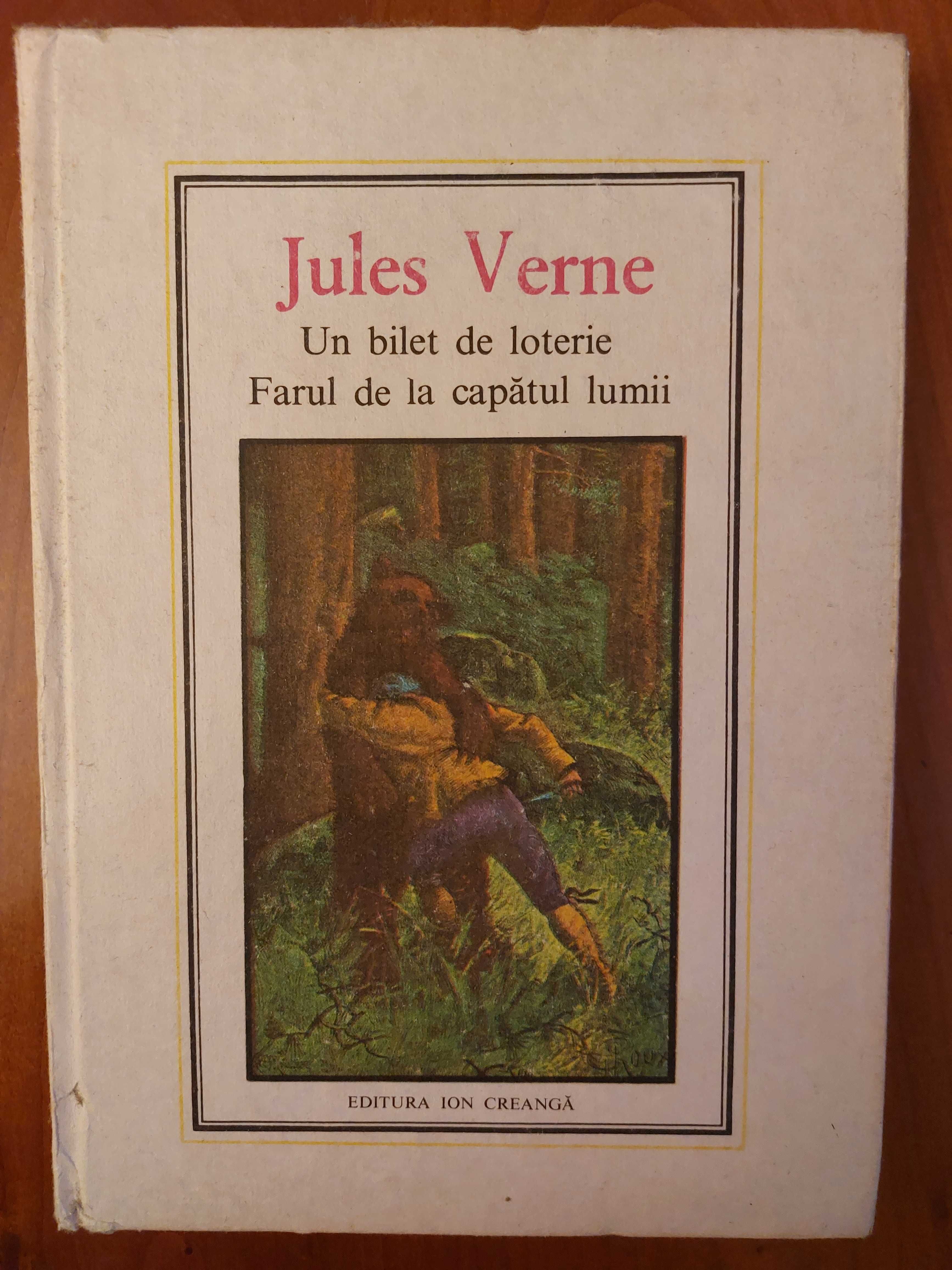 4 Jules Verne Carpati/Bilet loterie, Farul/Nord Sud/Cascabel 10 lei/bc