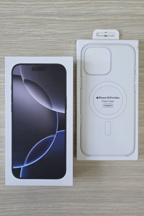 Iphone 16 PRO MAX, 256GB, Black Titanium, 100% BATERIE - GARANTIE