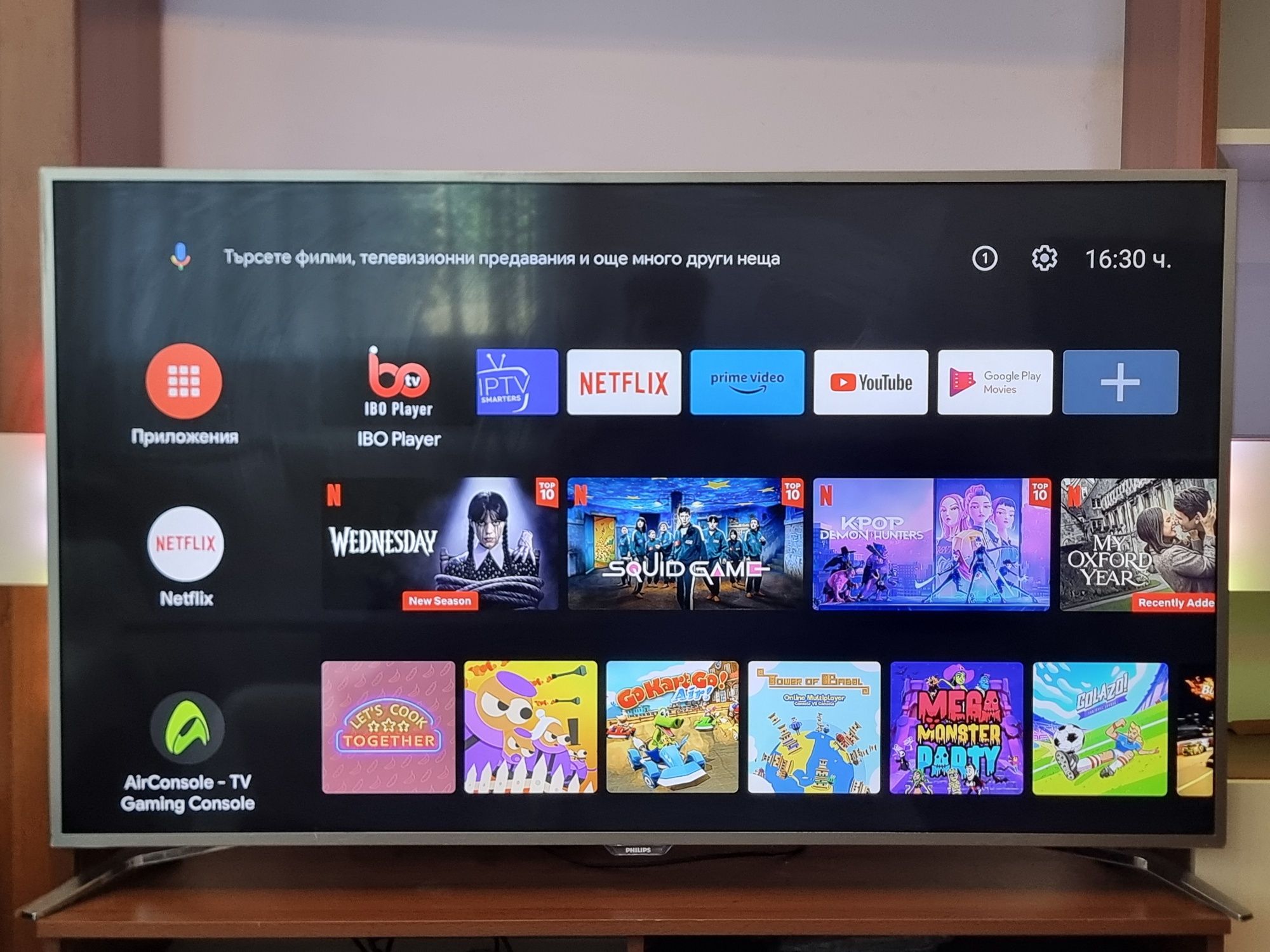 Android Телевизор/Philips - 55"/4K HDR10/YouTube/Google play
