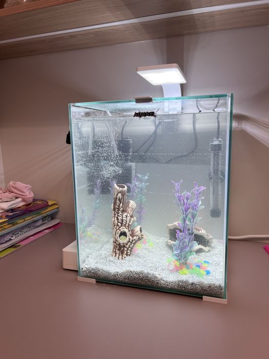 Продаем красивые декорации в аквариум почти новые, керамика.