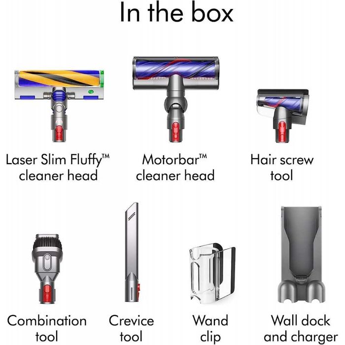 Dyson V12 Detect Slim Absolute 2023 Вертикална ръчна прахосмукачка