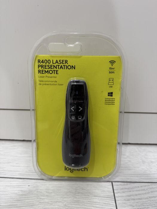 • Telecomanda de prezentare Logitech R400 Laser - sigilat - 60 lei
