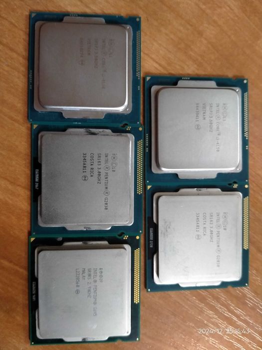 Процессоры 1155 G2030, 1150 i3-4150