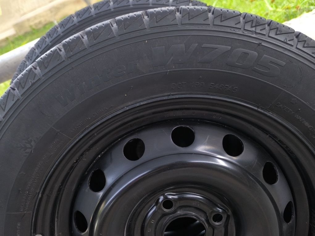 Диски с зимними шинами на Daewoo nexia