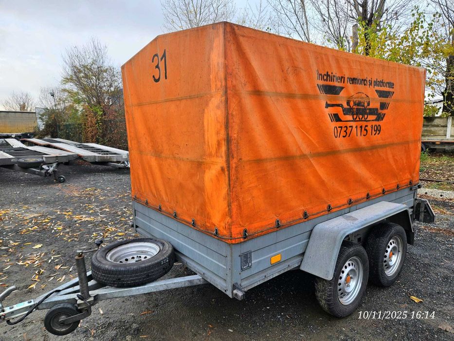 remorca 750 Rydwan remorci cu 1 sau 2 axe