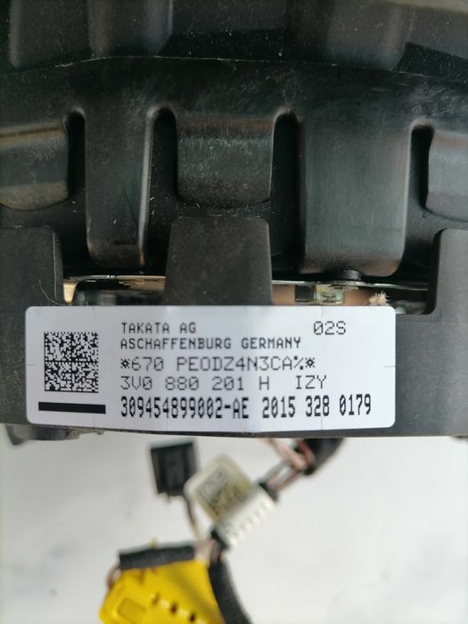 Airbag șofer skoda Octavia 3, superb 3, rapid 3,fabia 3   3V0 880 201H