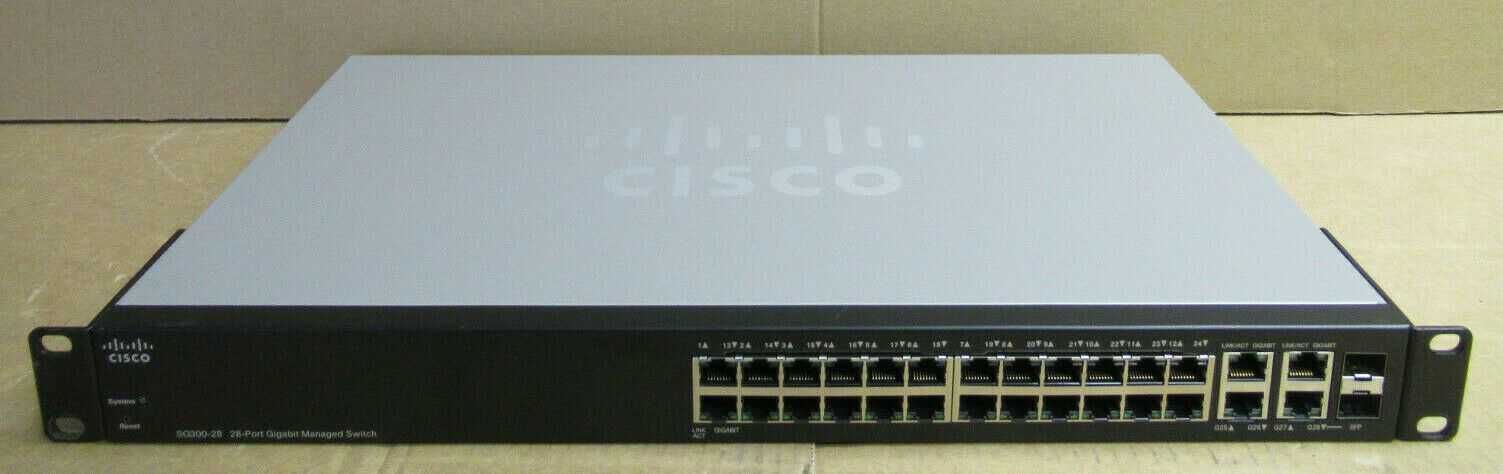 Коммутатор Cisco SG300-28PP с поддержкой PoE