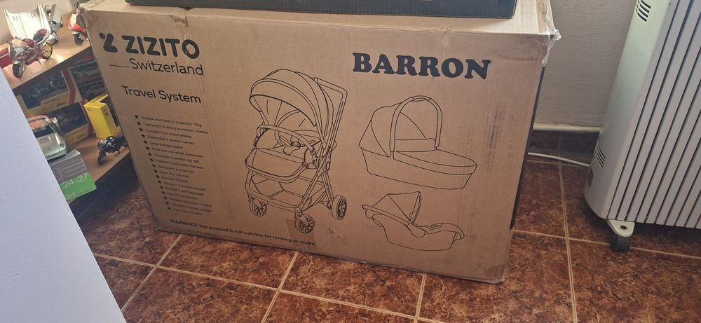 Бебешка количка 3в1 Zizito Barron