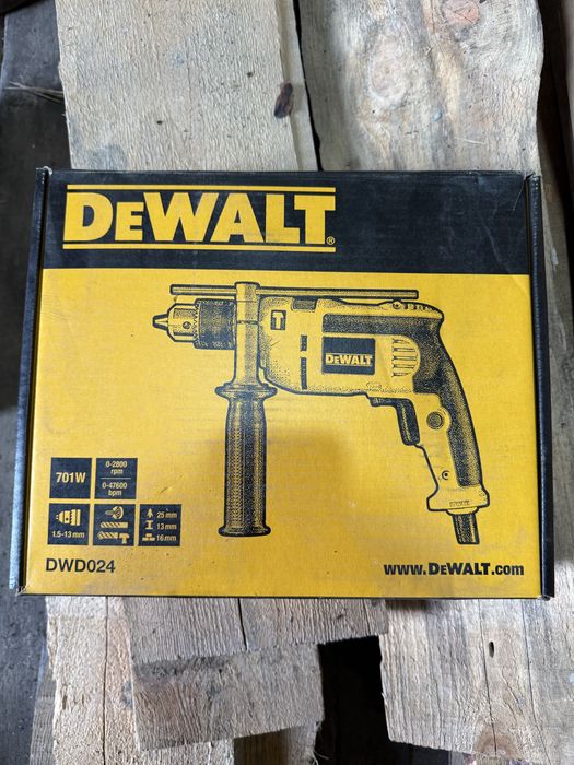 Дрель DeWalt новая