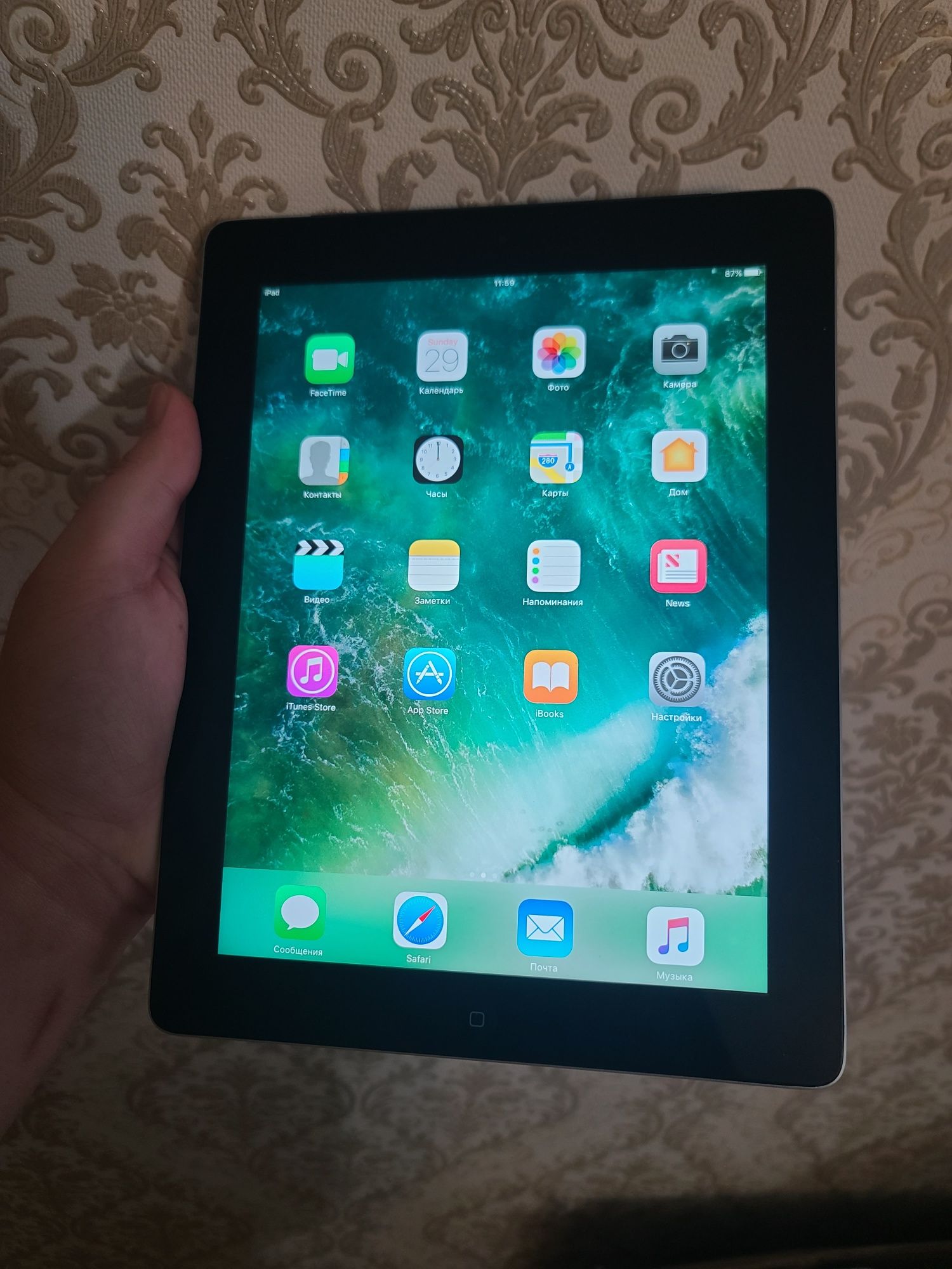 Apple iPad 4 64 GB Sim+ wifi ideal arzon naxda