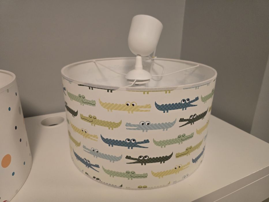 Детски полилей на верижка CROCODILES 1xE27/60W/230V